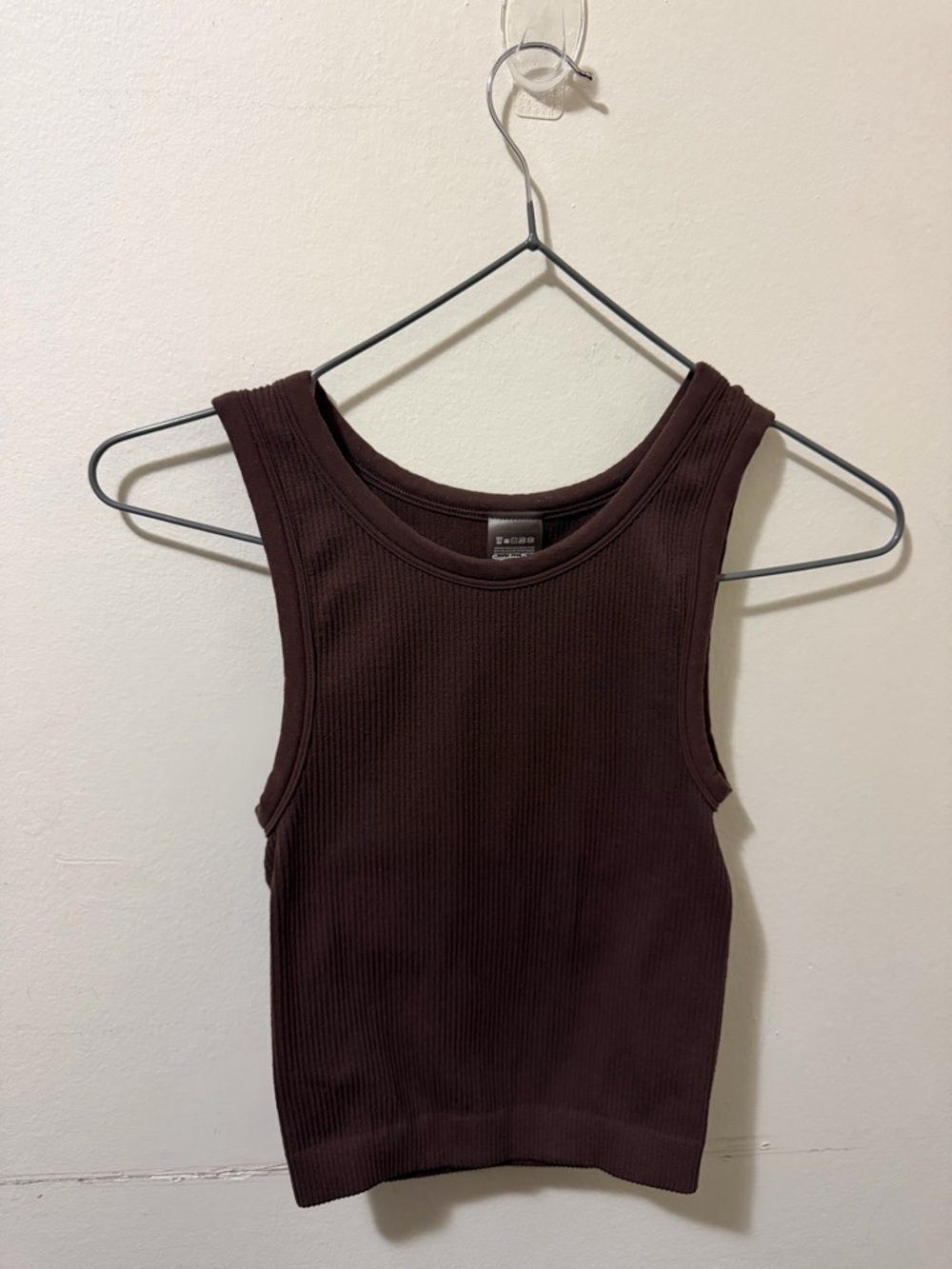Sunday Best Brown Ribbed Tank Top